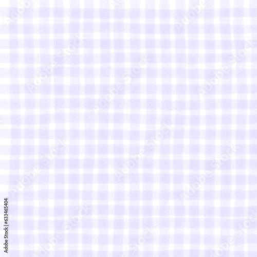 Purple Gingham Hand Drawn Background