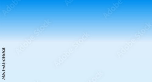 Abstract blue background of a cloudless sky with a smooth transition from white to blue. Template for postcard, web design, graphic design with your text, banner or summer poster. Vector illustration
