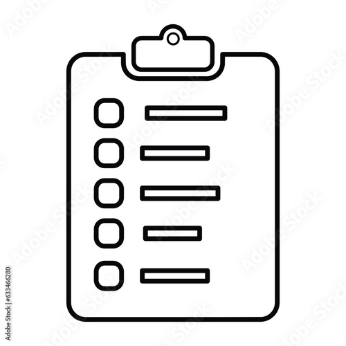 Study Program Icon In Outline Style