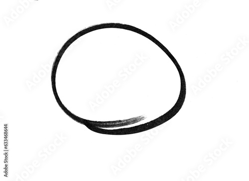 marker circle isolated oval target mark