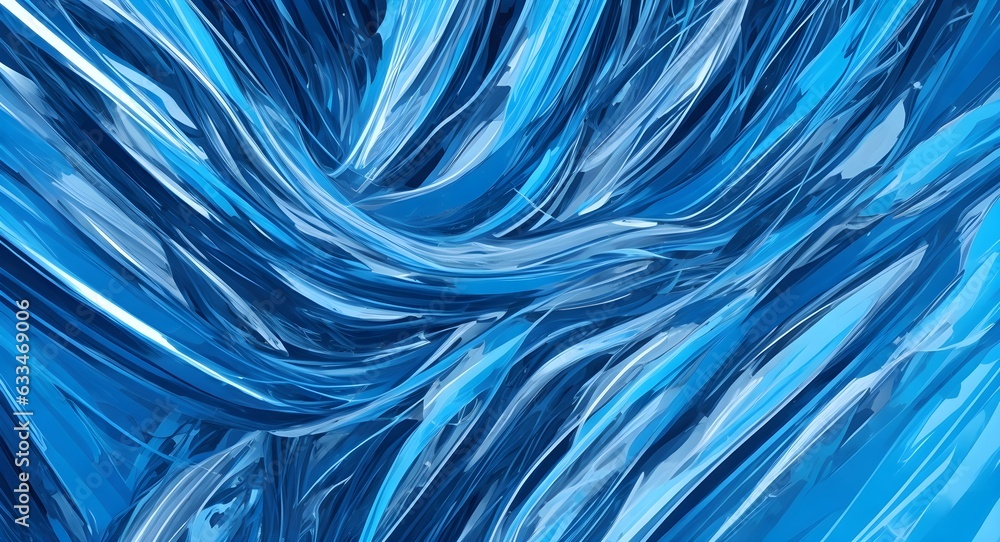 Abstract Blue Tones Background - Cool Color Palette, Artistic Design Abstract Blue Tones Background - Cool Color Palette, Artistic Design