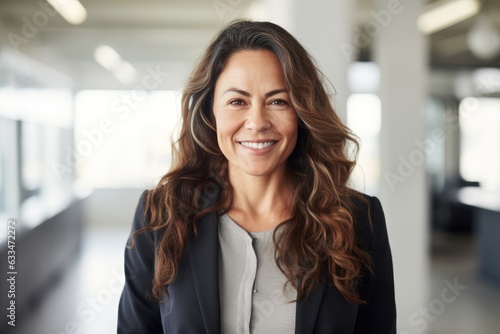Middle aged businesswoman manager in a company office