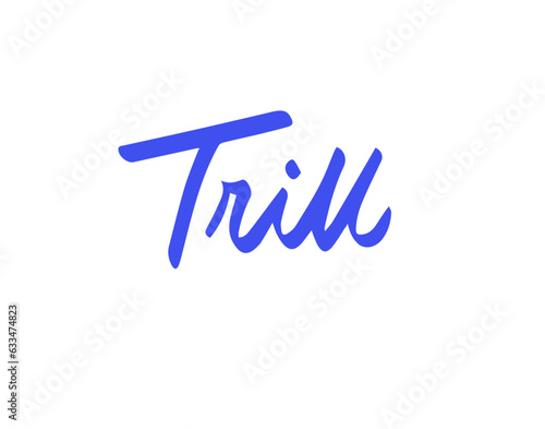 trill lettering calligraphy