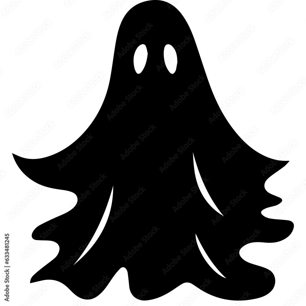 Halloween ghosts illustration design, flat Halloween ghosts element Halloween ghosts illustration design, flat Halloween ghosts element