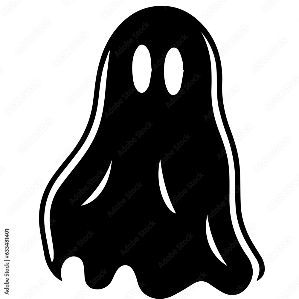 Halloween ghosts illustration design, flat Halloween ghosts element Halloween ghosts illustration design, flat Halloween ghosts element