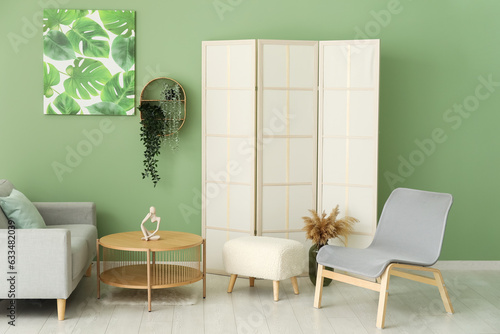 Interior of living room wit...