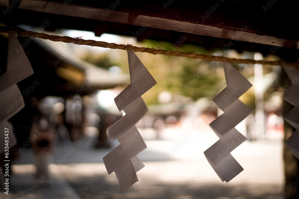 Obraz premium 神社の紙垂