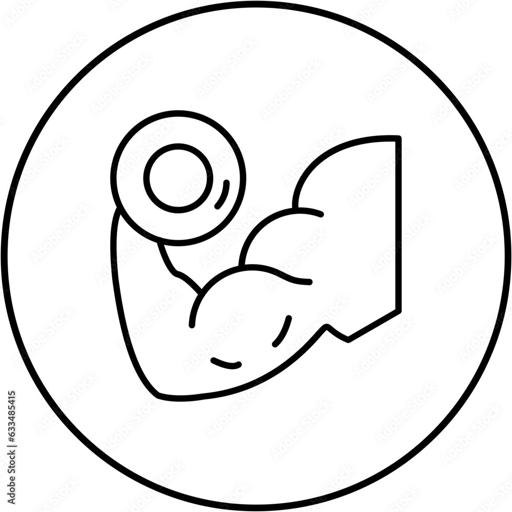 Arm Workout Icon Arm Workout Icon