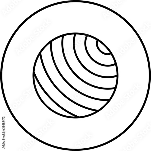Gym Ball Icon