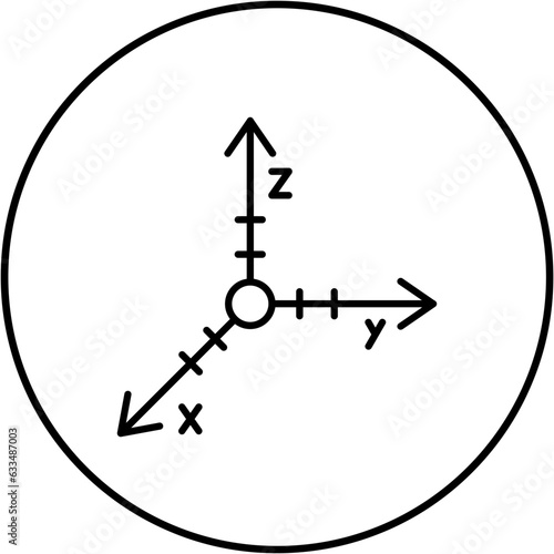 Coordinate Axis Icon