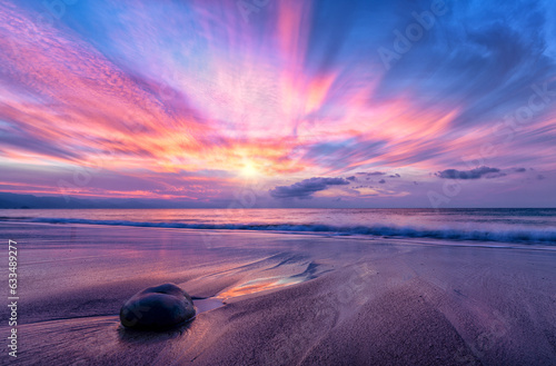 Sunset Ocean Surreal Beach Inspirational Landscape Surreal Ethereal Nature Sea