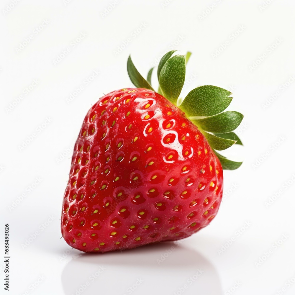 strawberry on white background strawberry on white background