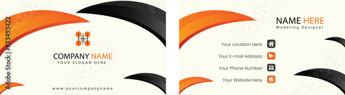 Artistic Dual Sided Business Card Concepts