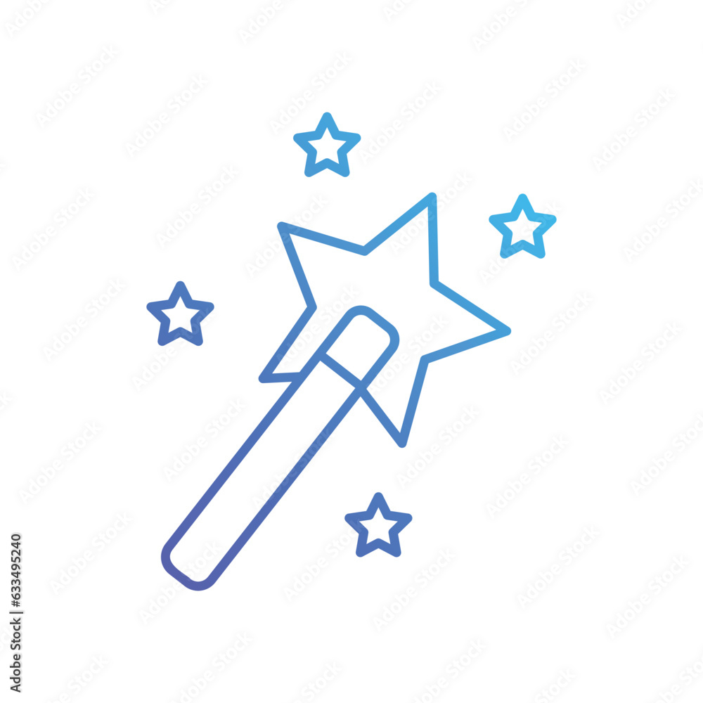 Magic icon, vector stock illustration. Magic icon, vector stock illustration.