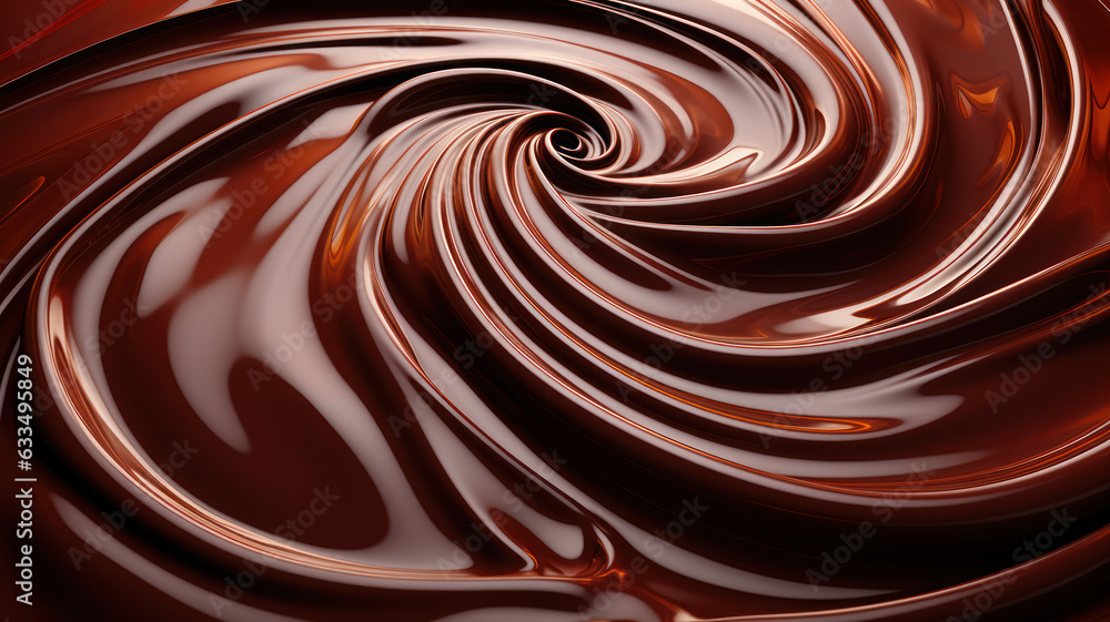 Naklejka premium Liquid Chocolate Background