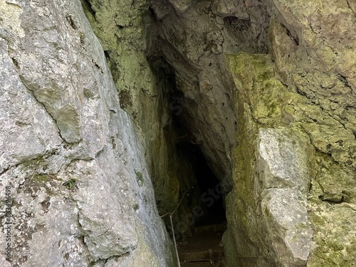 Cave of Maxim or The cave of the Haiduk Maxim in a Park forest Jankovac - Papuk nature park, Croatia (Špilja hajduka Maksima ili Maksimova špilja u park šumi Jankovac - Park prirode Papuk, Hrvatska) photo
