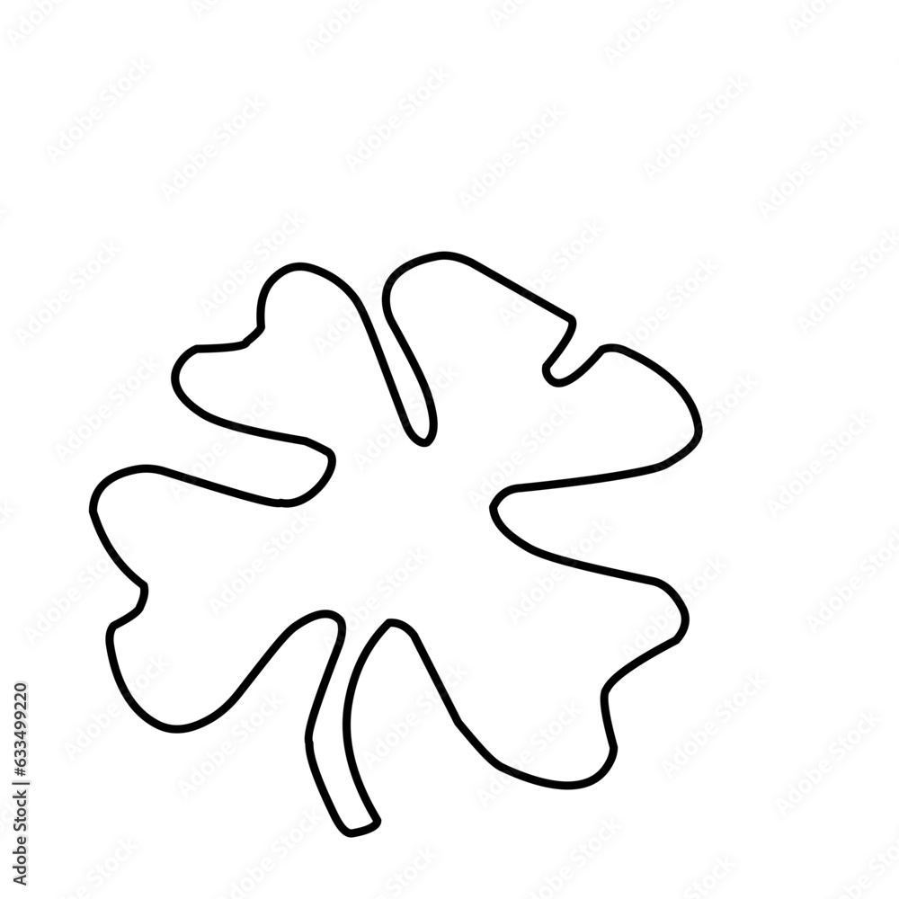 Obraz premium Leaf Outline