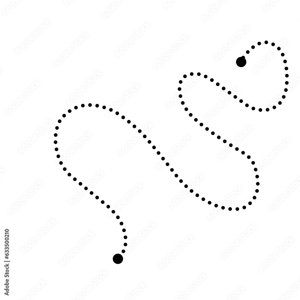 Travel Dotted Line Travel Dotted Line