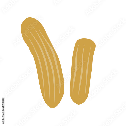 Churros Stick Vector Illustration 