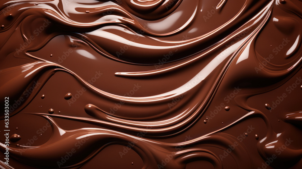 Liquid Chocolate Background Liquid Chocolate Background