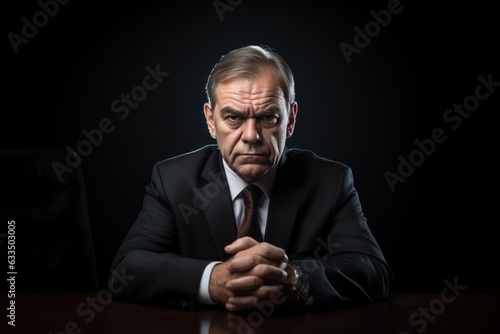 Strong man portrait
