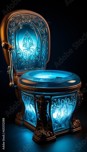Vintage toilet bowl.