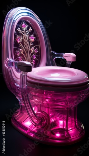Vintage toilet bowl.