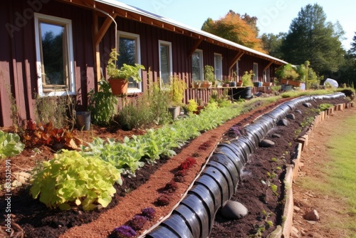 permaculture swale system for water conservation photo