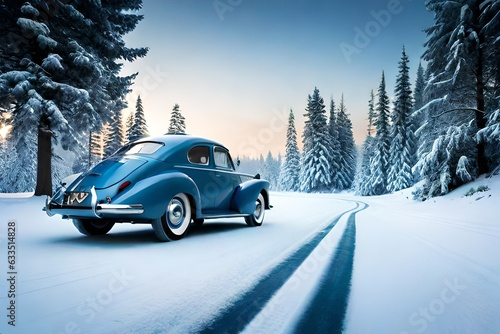 car in snow © zaroosh
