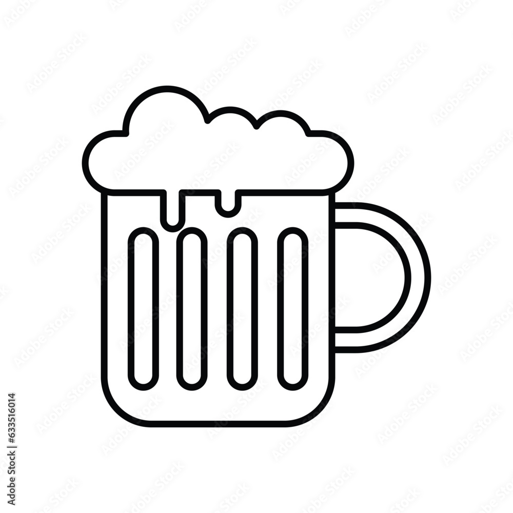 Bar icon, vector stock illustration. Bar icon, vector stock illustration.