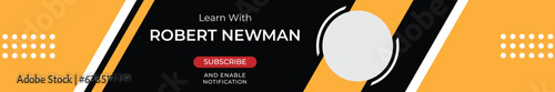 YouTube Banner Design Template