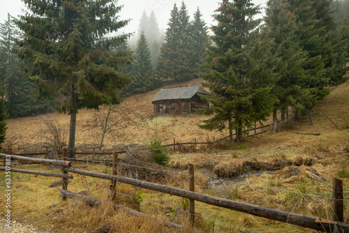 Fototapeta Naklejka Na Ścianę i Meble -  old house in the mountains