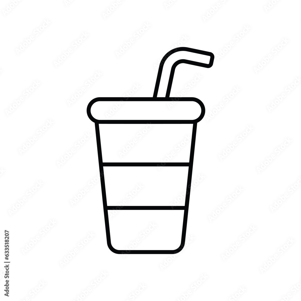 Beverage icon, vector stock illustration. Beverage icon, vector stock illustration.