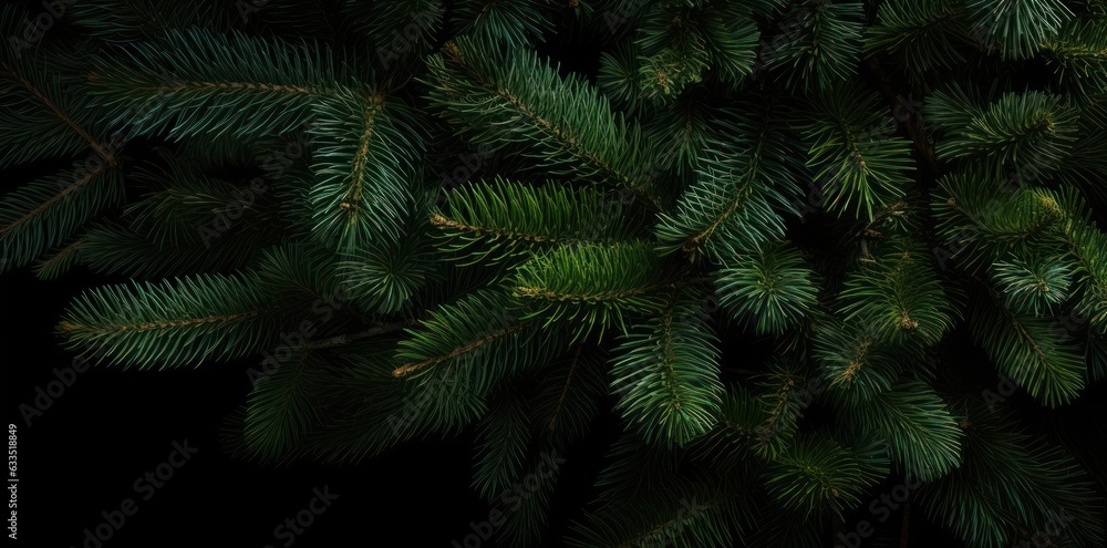 Green fir background Green fir background
