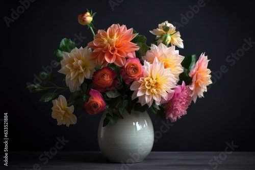 A vase of beautiful fresh flowers. Mothers day © GalleryGlider