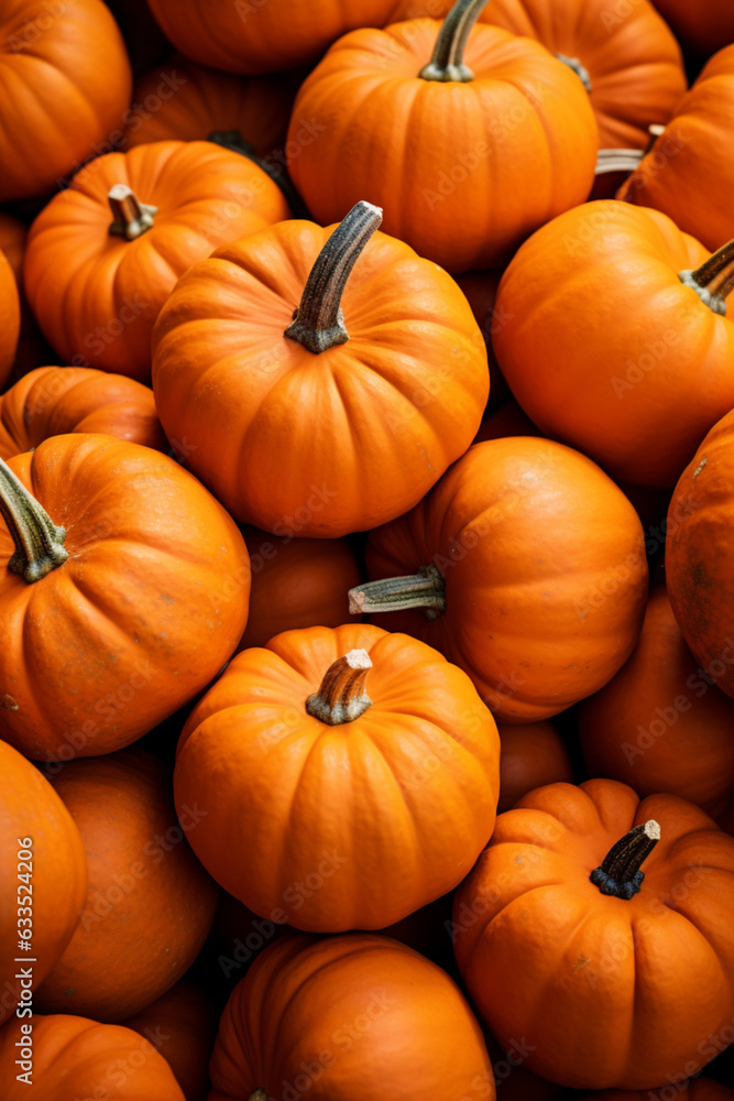 Pumpkins on a market Pumpkins on a market