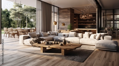 Modern living room interior