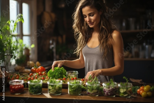 Healthy meal preparation in the kitchen - stock photography © 4kclips
