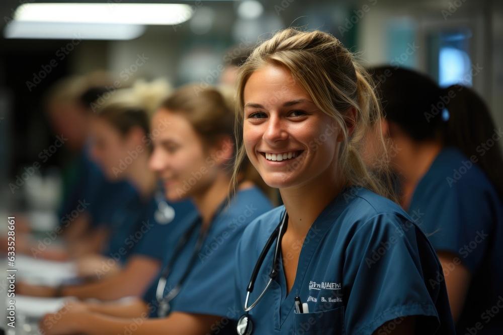Fototapeta premium Medical team consulting on patient care - stock photography
