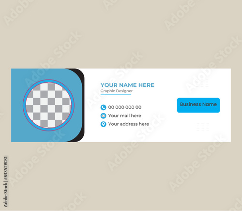 Modern Email signature template or email footer design. if you need any email signature design you knock me .i am available.