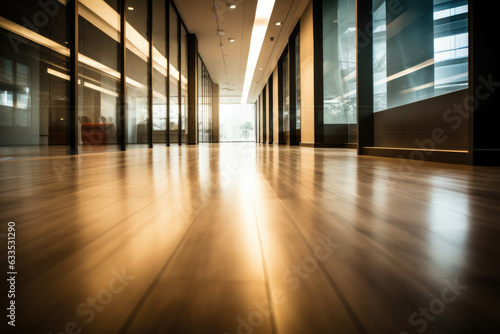 Blurred background capturing the essence of a bustling office business scene. Ideal for business, work, and corporate ambiance visuals.