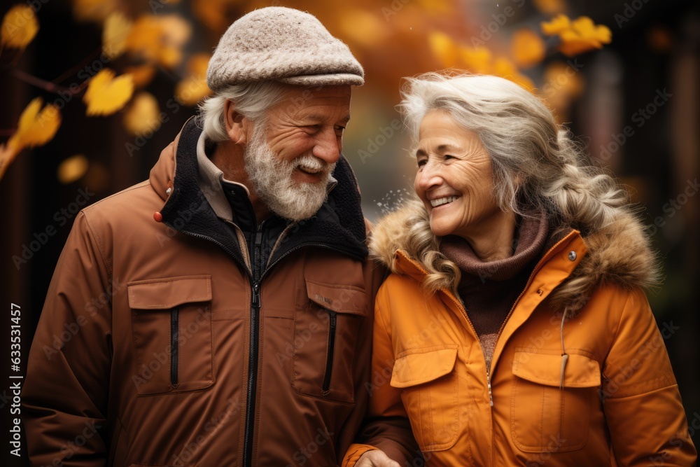 Smiling elderly couple holding hands - stock photography Smiling elderly couple holding hands - stock photography