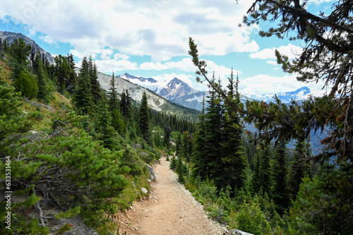 Hiking trails near Whistler, British Columbia Canada