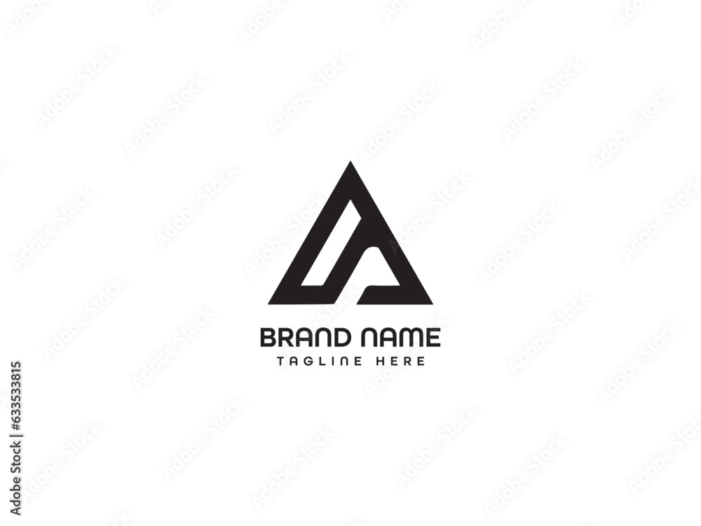 a modern letter logo a modern letter logo