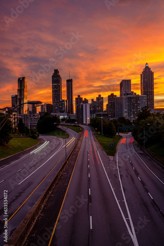 Cuadro en lienzo downtown atlanta