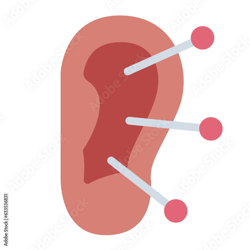 Acupuncture alternative medicine icon