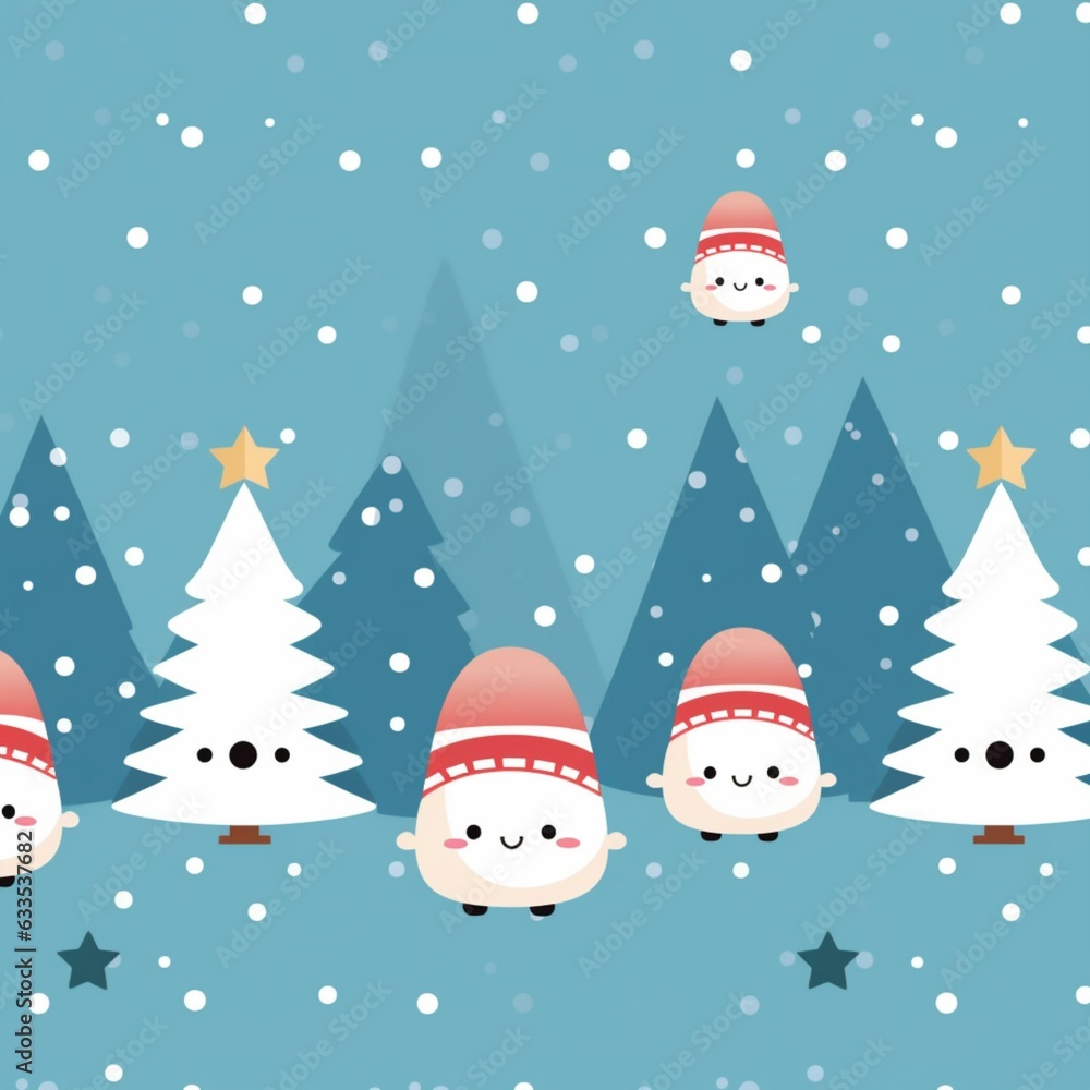 A Christmas Wonderland Background A Christmas Wonderland Background