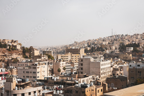 Scenic view cityscape of Amman, Jordan