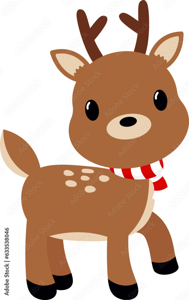 Obraz premium reindeer cartoon
