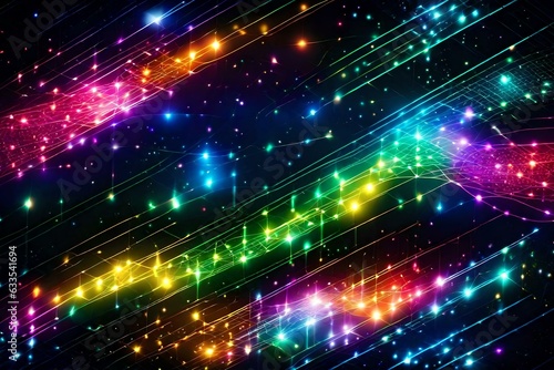 abstract background with stars